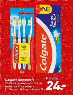 Bilka Colgate mundpleje, DKK 24 tilbud