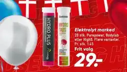 Bilka Elektrolyt marked, DKK 29 tilbud