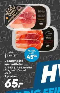 Bilka Udenlandske specialiteter, DKK 65 tilbud