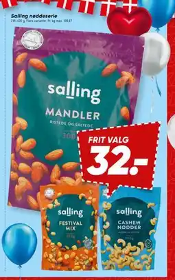 Bilka Salling nøddeserie, DKK 32 tilbud