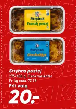 Bilka Stryhns postej, DKK 20 tilbud