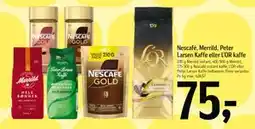 Føtex Nescafé, Merrild, Peter Larsen Kaffe eller L’OR kaffe, DKK 75 tilbud