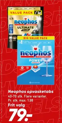 Bilka Neophos opvasketabs, DKK 79 tilbud