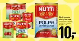 Føtex Mutti tomater eller pizzasauce, DKK 10 tilbud
