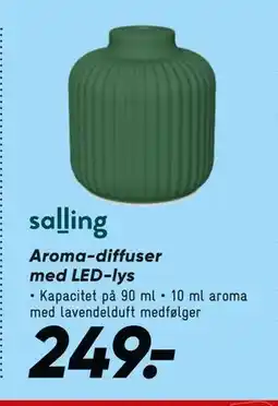 Bilka Aroma-diffuser med LED-lys, DKK 249 tilbud