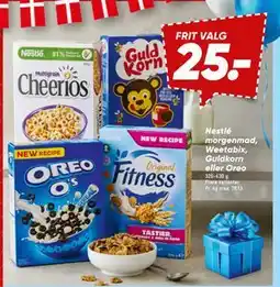 Bilka Nestlé morgenmad, Weetabix, Guldkorn eller Oreo, DKK 25 tilbud