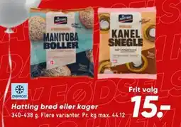 Bilka Hatting brød eller kager, DKK 15 tilbud