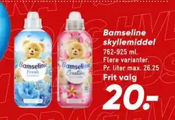 Bilka Bamseline skyllemiddel, DKK 20 tilbud