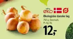 Føtex Økologiske danske løg, DKK 12 tilbud