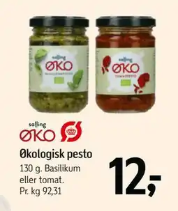 Føtex Økologisk pesto, DKK 12 tilbud