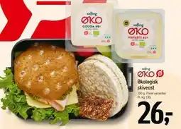 Føtex Økologisk skiveost, DKK 26 tilbud
