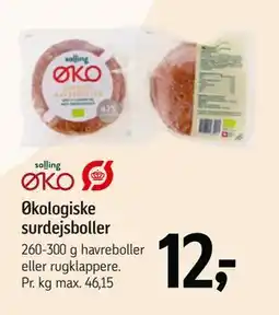 Føtex Økologiske surdejsboller, DKK 12 tilbud