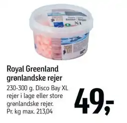 Føtex Royal Greenland grønlandske rejer, DKK 49 tilbud