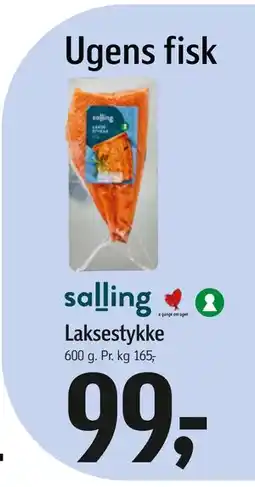 Føtex Laksestykke, DKK 99 tilbud