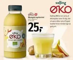 Føtex Økologisk ingefærshot, DKK 25 tilbud