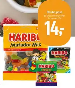 Føtex Haribo pose, DKK 14 tilbud