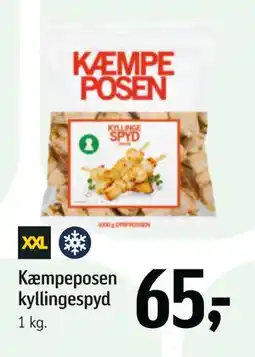 Føtex Kæmpeposen kyllingespyd, DKK 65 tilbud