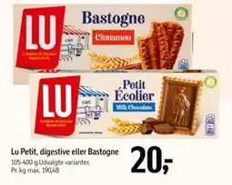 Føtex Lu Petit, digestive eller Bastogne, DKK 20 tilbud