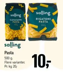 Føtex Pasta, DKK 10 tilbud
