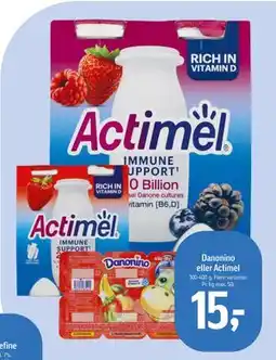 Føtex Danonino eller Actimel, DKK 15 tilbud