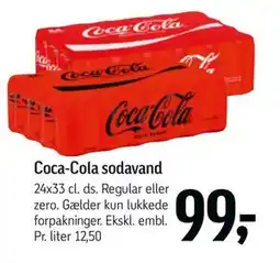 Føtex Coca-Cola sodavand, DKK 99 tilbud