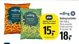 Føtex Salling kartofler, DKK 18, App-pris tilbud