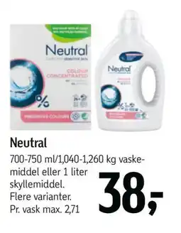 Føtex Neutral, DKK 38 tilbud