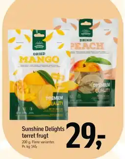 Føtex Sunshine Delights tørret frugt, DKK 29 tilbud