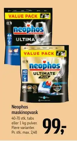Føtex Neophos maskinopvask, DKK 99 tilbud