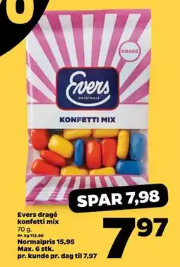 Netto Evers dragé konfetti mix, DKK 7.97 tilbud