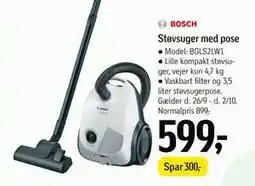 Føtex Støvsuger med pose, DKK 599 tilbud