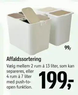 Føtex Affaldssortering, DKK 199 tilbud