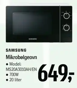 Føtex Mikrobølgeovn, DKK 649 tilbud