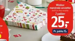 Føtex Windsor mønstrede servietter, DKK 25 tilbud