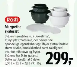Føtex Margrethe skålesæt, DKK 299 tilbud