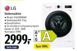 Føtex Vaskemaskine, DKK 2999 tilbud