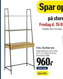 Føtex Southall reol, DKK 960 tilbud