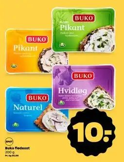 Netto Buko flødeost, DKK 10 tilbud