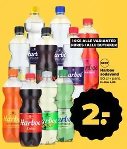 Netto Harboe sodavand, DKK 2 tilbud