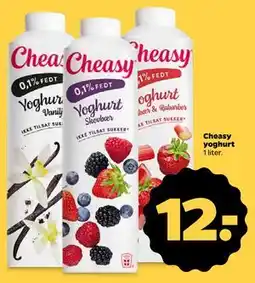 Netto Cheasy yoghurt, DKK 12 tilbud