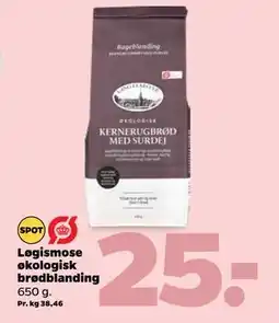 Netto Løgismose økologisk brødblanding, DKK 25 tilbud
