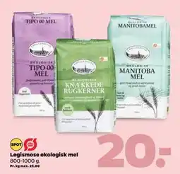 Netto Løgismose økologisk mel, DKK 20 tilbud