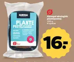 Netto Hanegal økologisk plantepostej, DKK 16 tilbud