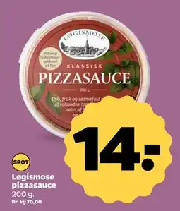 Netto Løgismose pizzasauce, DKK 14 tilbud