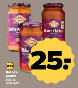 Netto Pataks sauce, DKK 25 tilbud