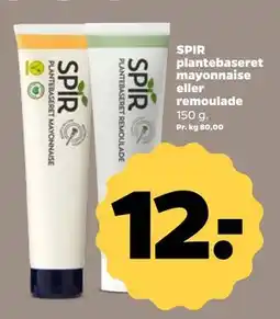 Netto SPIR plantebaseret mayonnaise eller remoulade, DKK 12 tilbud
