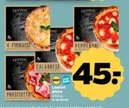 Netto Lentini pizza, DKK 45 tilbud