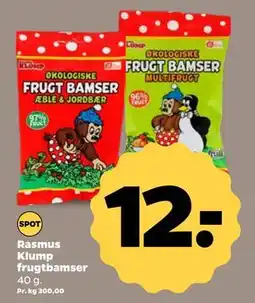 Netto Rasmus Klump frugtbamser, DKK 12 tilbud