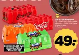 Netto Coca-Cola sodavand, DKK 49 tilbud