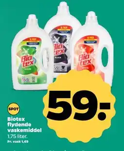 Netto Biotex flydende vaskemiddel, DKK 59 tilbud